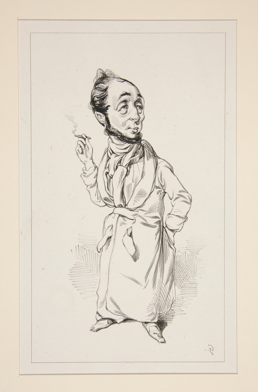 (DOHÁNYZÓ) alkotó: Paul Gavarni