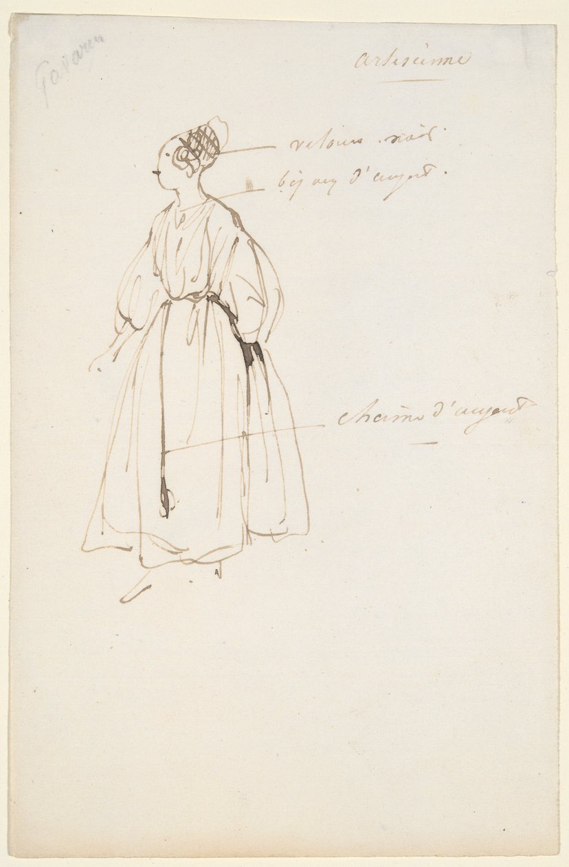 Arlesienne alkotó: Paul Gavarni