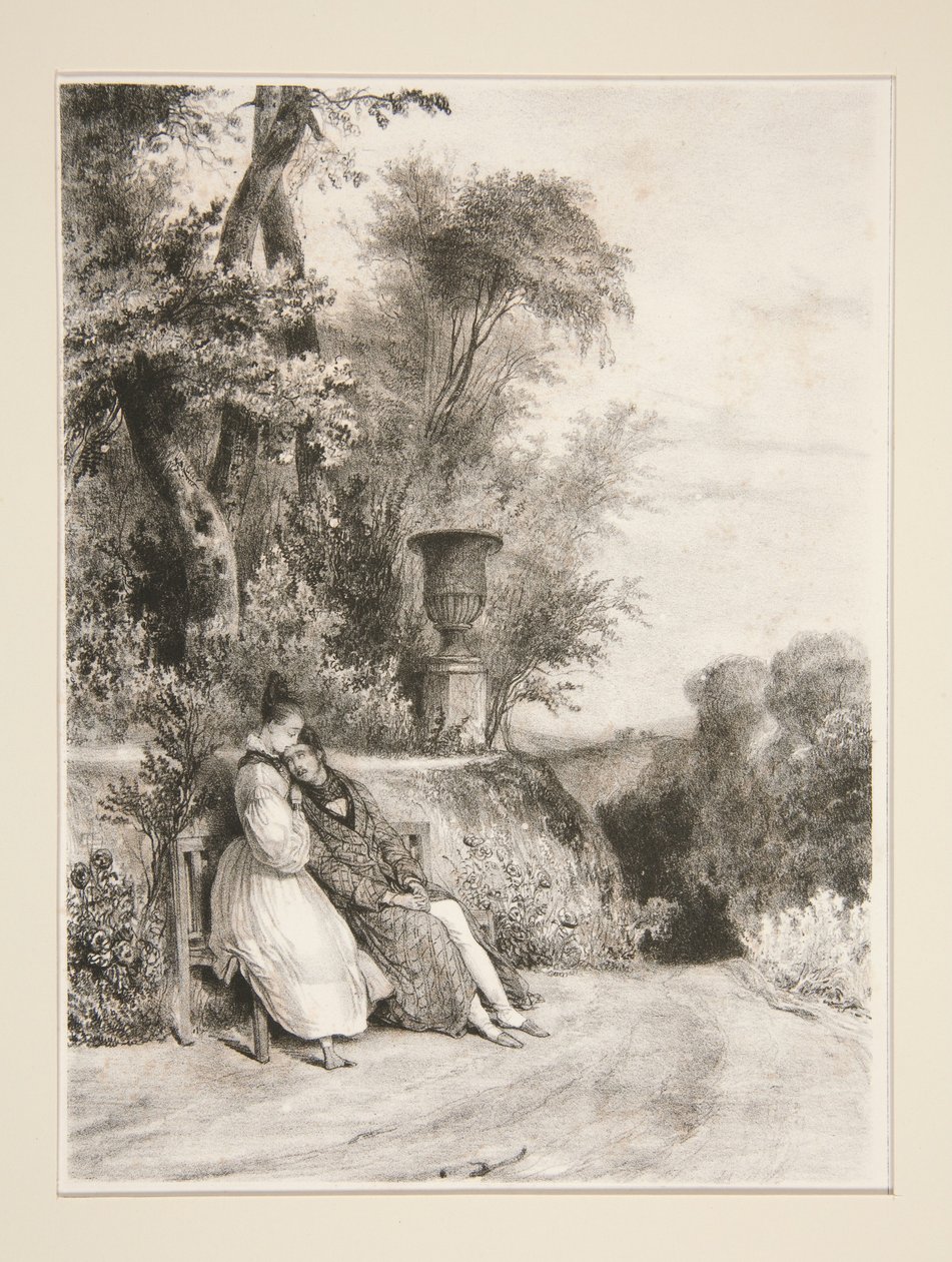 Halál előtt. (Madame Constance Aubert műve.) alkotó: Paul Gavarni