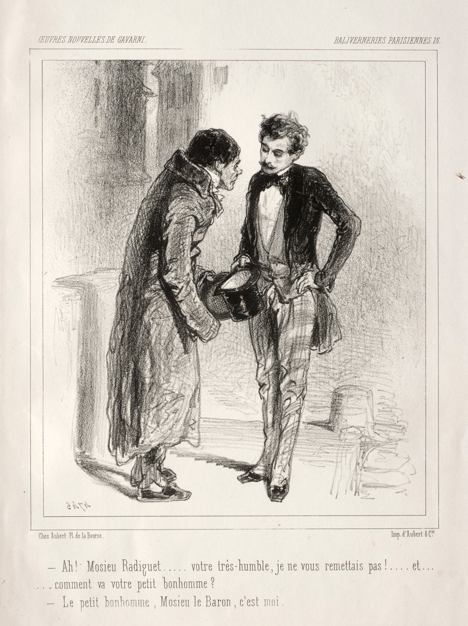 Baliverneries Parisiennes alkotó: Paul Gavarni