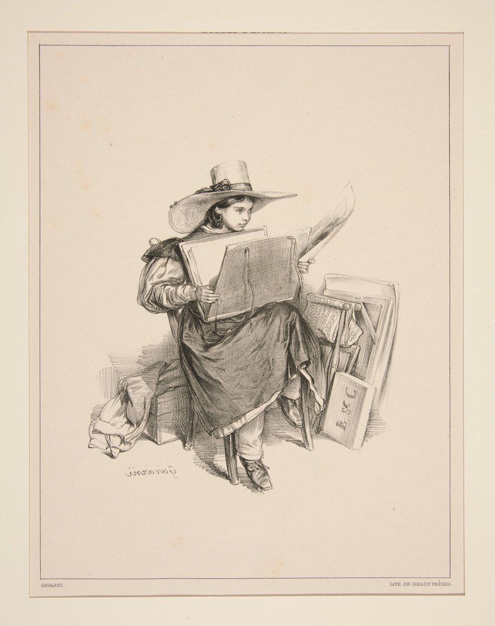 Clotilde alkotó: Paul Gavarni