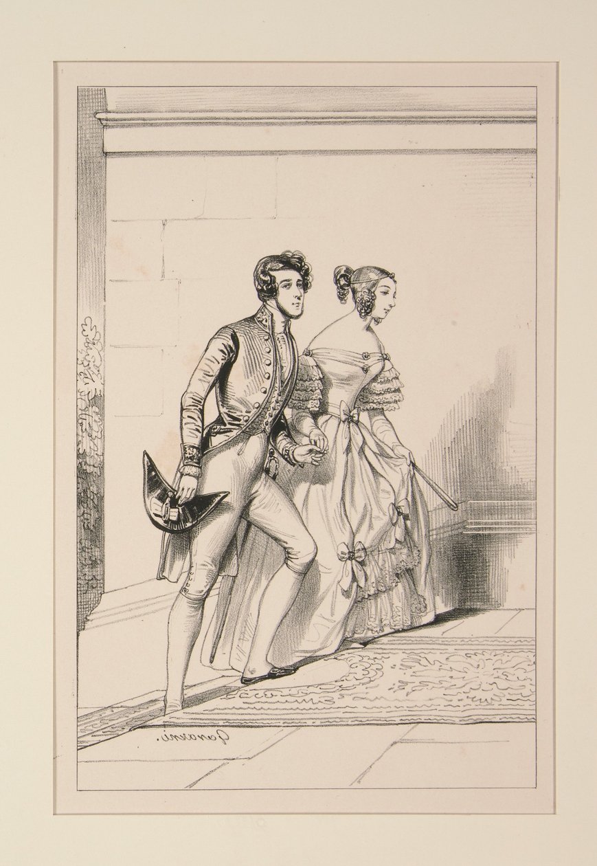 UDVARI RUHA, 1837 ... alkotó: Paul Gavarni