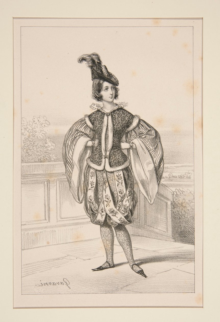 LA MARQUISE DE L. ANYA KELLEME... alkotó: Paul Gavarni