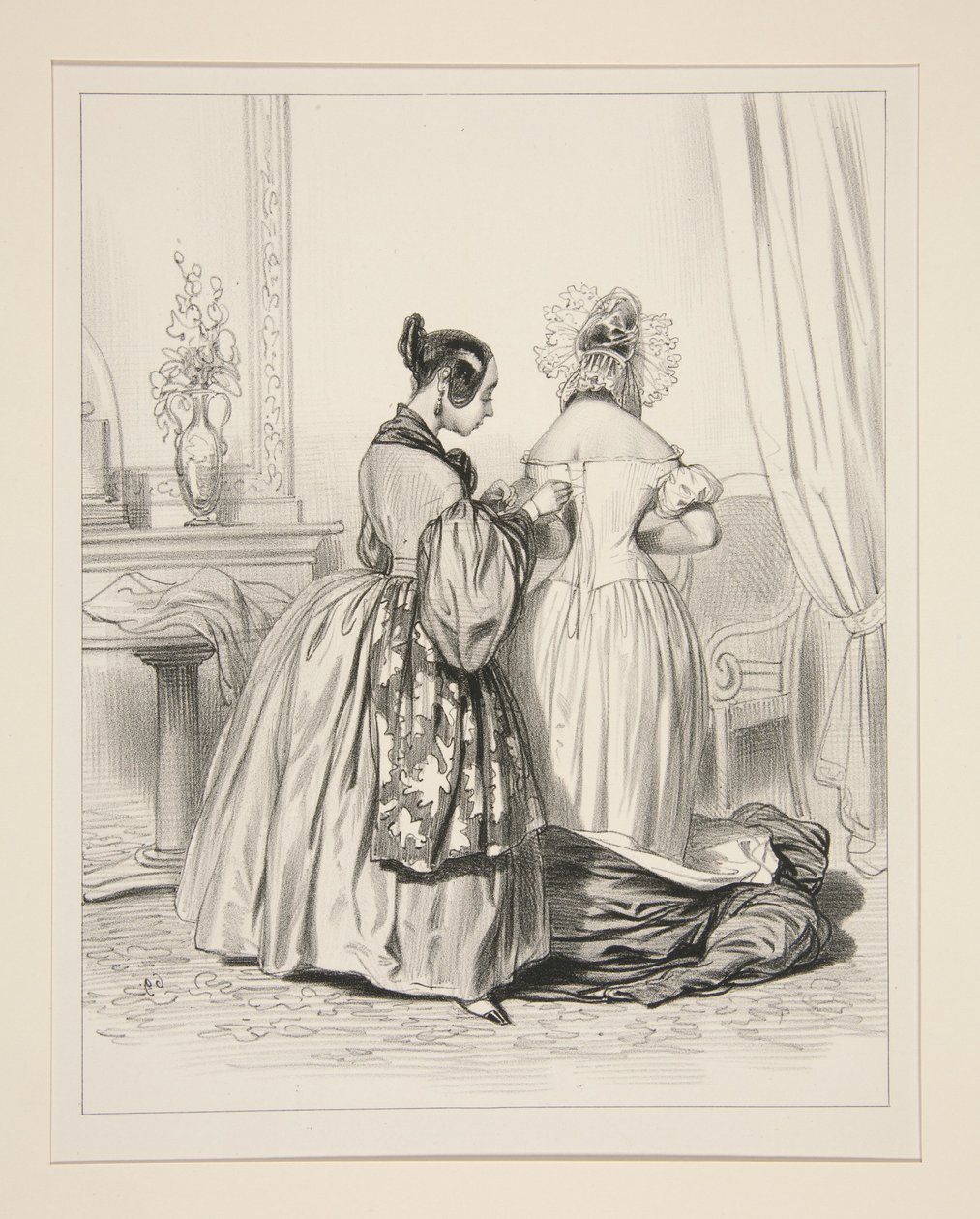 COUTURIERE. (RUHAKÉSZÍTŐ.) alkotó: Paul Gavarni
