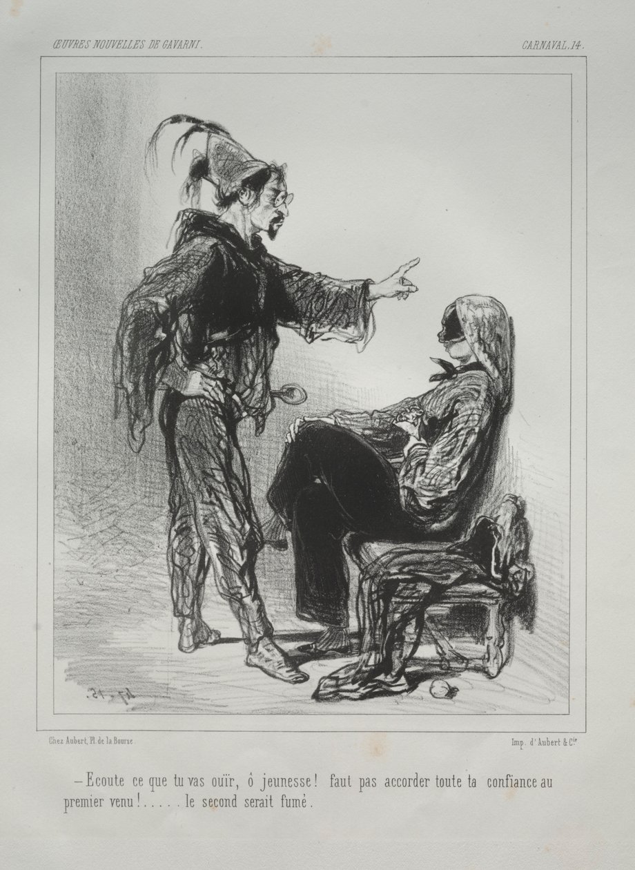 Karnevál. alkotó: Paul Gavarni