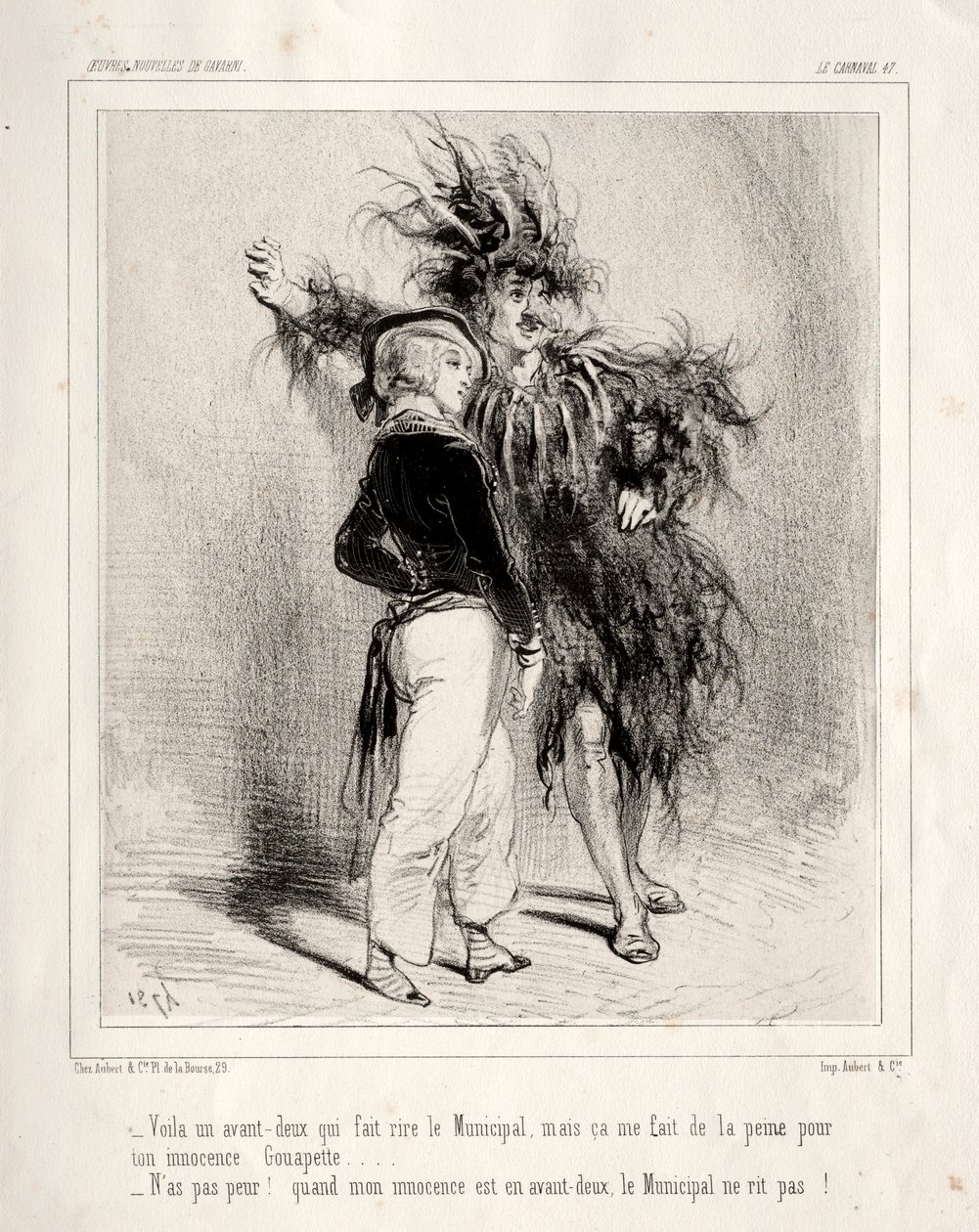 Karnevál. alkotó: Paul Gavarni