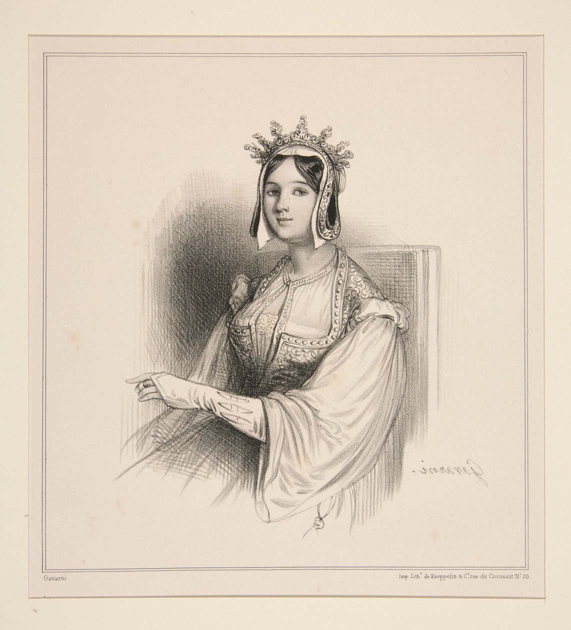 DUCHESSE, 1400-as évek alkotó: Paul Gavarni