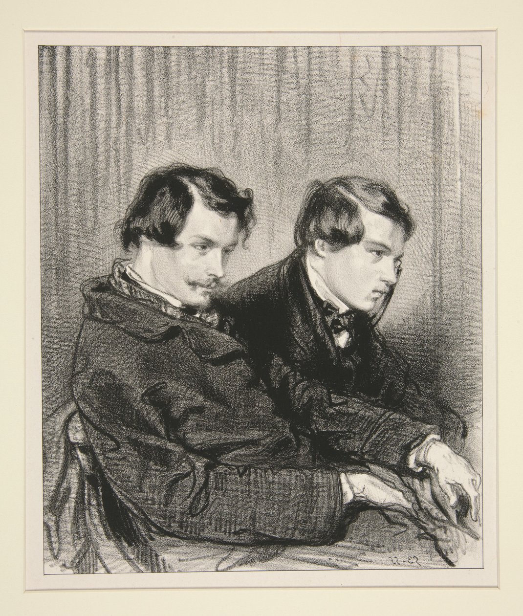 Edmond és Jules de Goncourt alkotó: Paul Gavarni