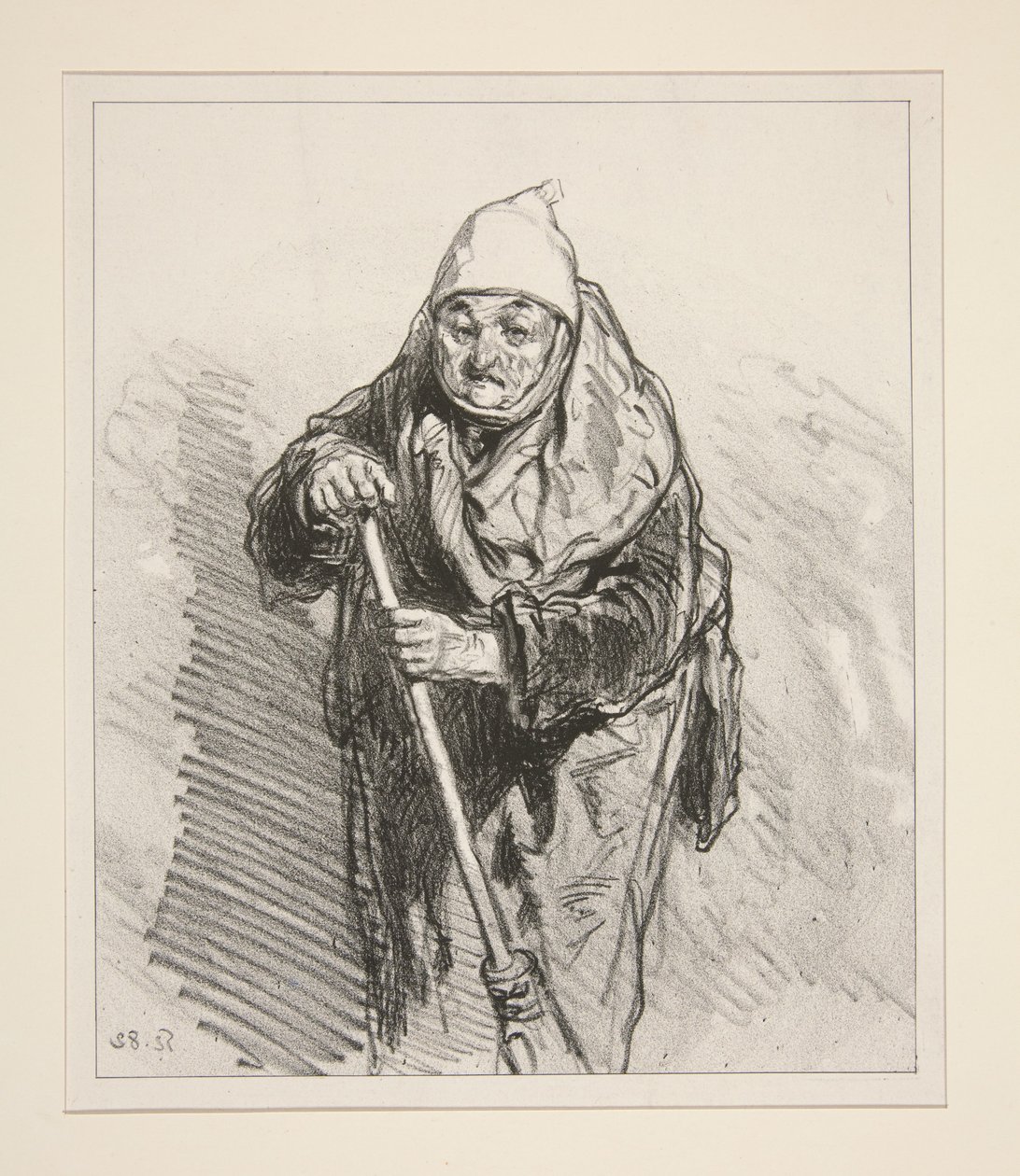 Zaïre-t játszotta. alkotó: Paul Gavarni