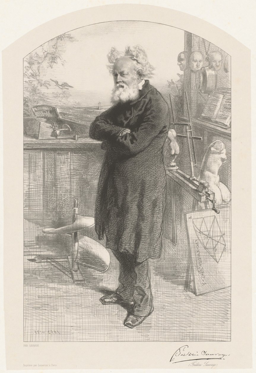 Frédéric Sauvage alkotó: Paul Gavarni
