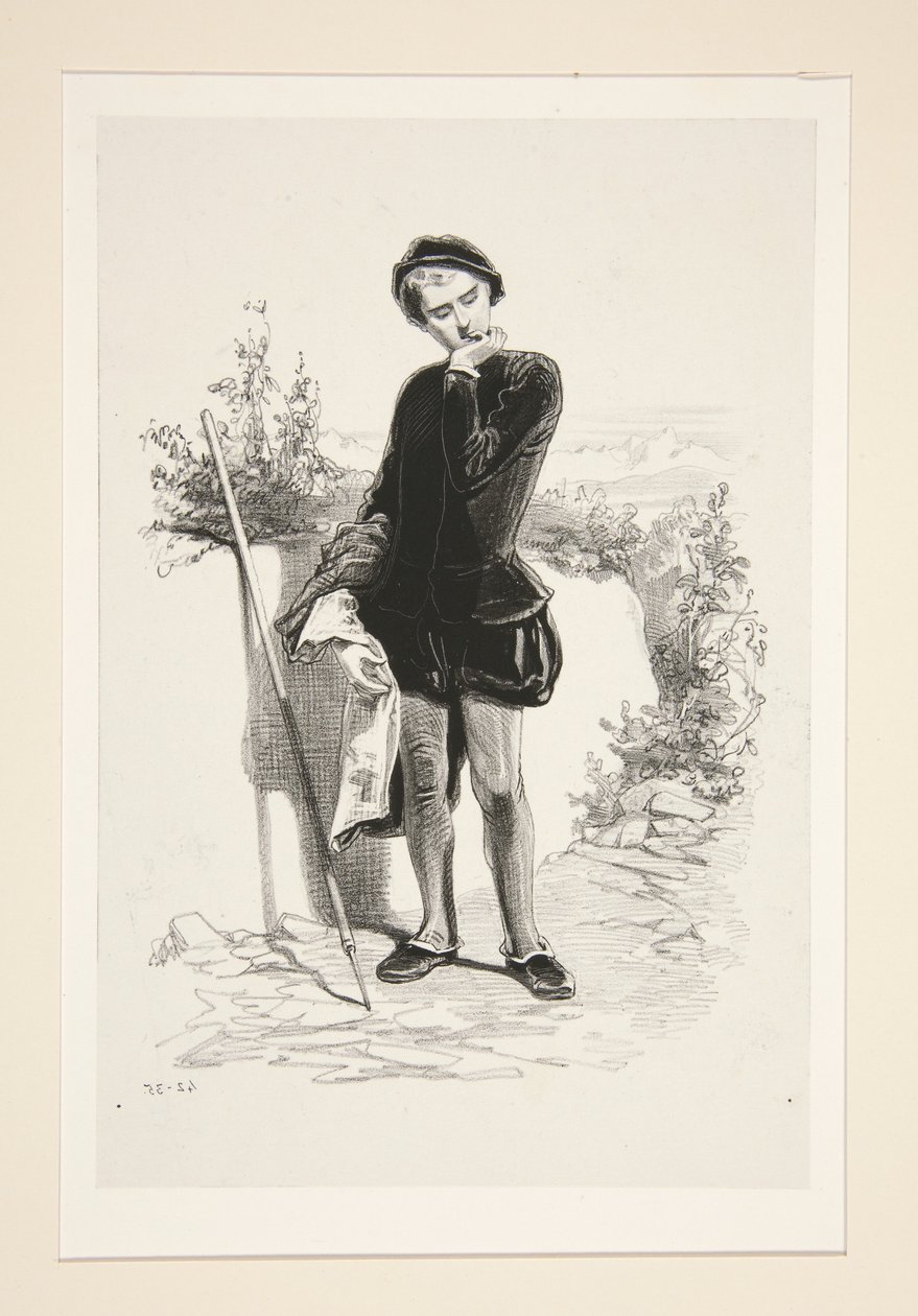 IV. Henrik gyermekkorában. alkotó: Paul Gavarni