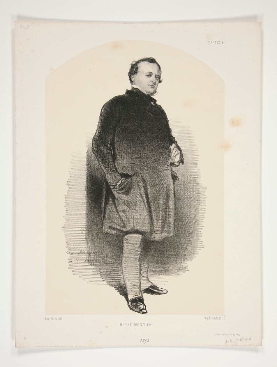 Henry Monnier alkotó: Paul Gavarni