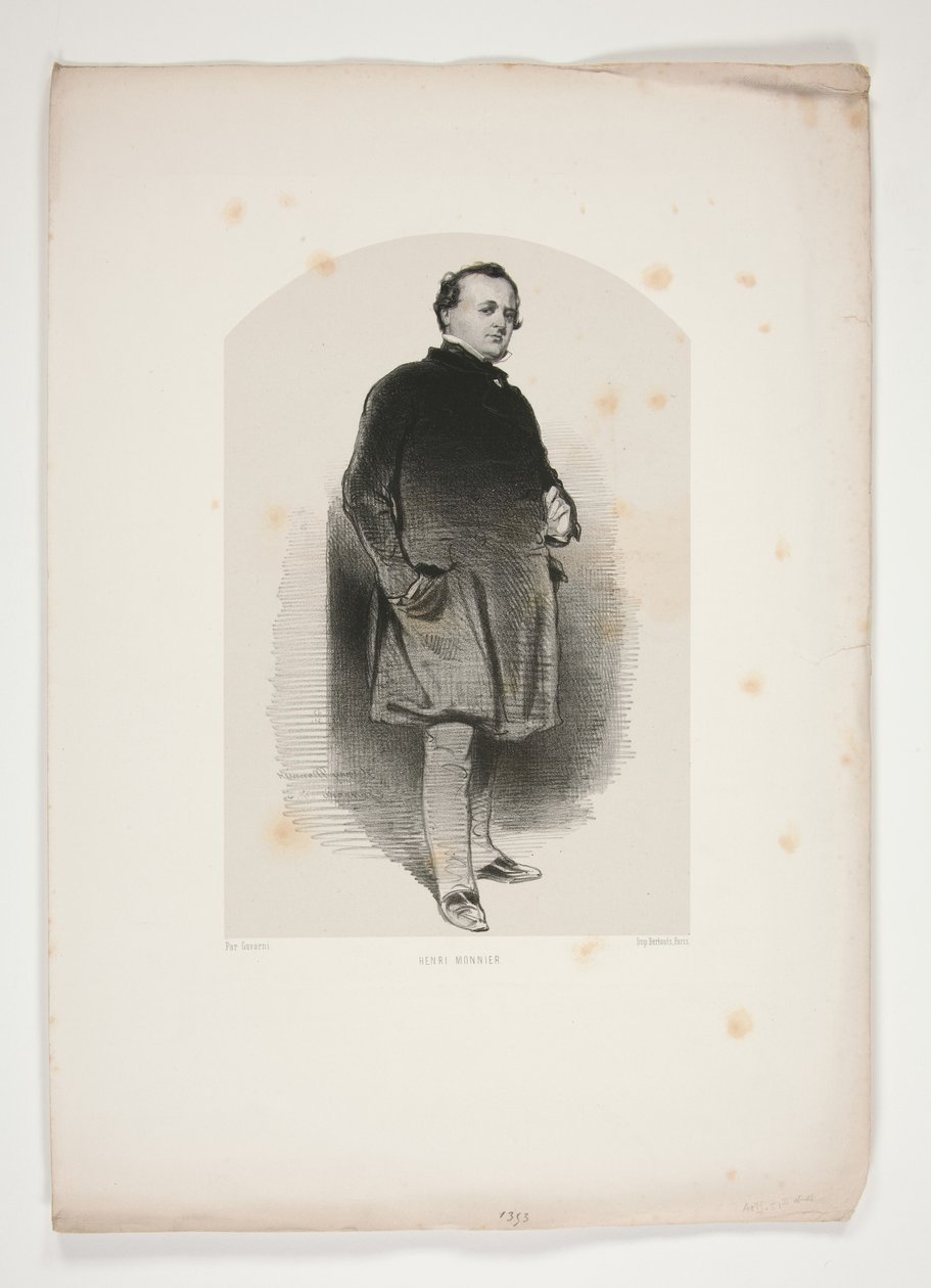 Henri Monnier alkotó: Paul Gavarni