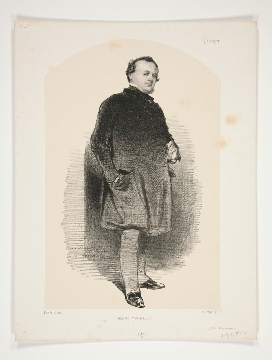 Henri Monnier alkotó: Paul Gavarni