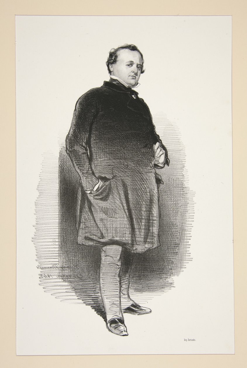 Henri Monnier alkotó: Paul Gavarni