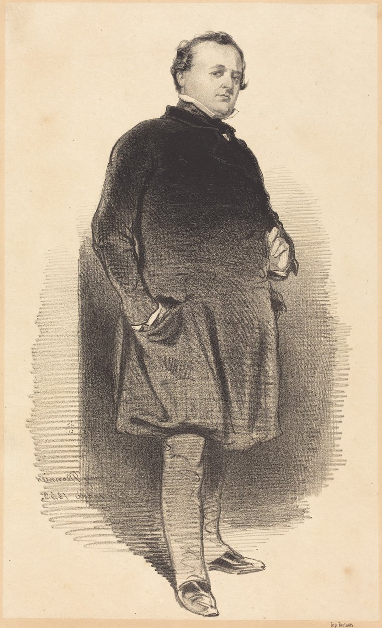 Henry Monnier alkotó: Paul Gavarni