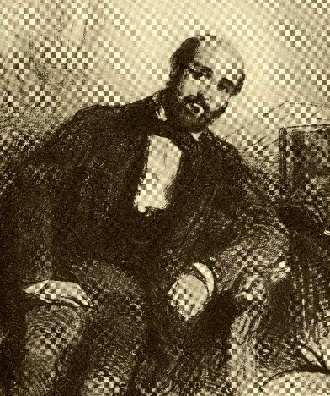 Henry Murger (1822-61) alkotó: Paul Gavarni