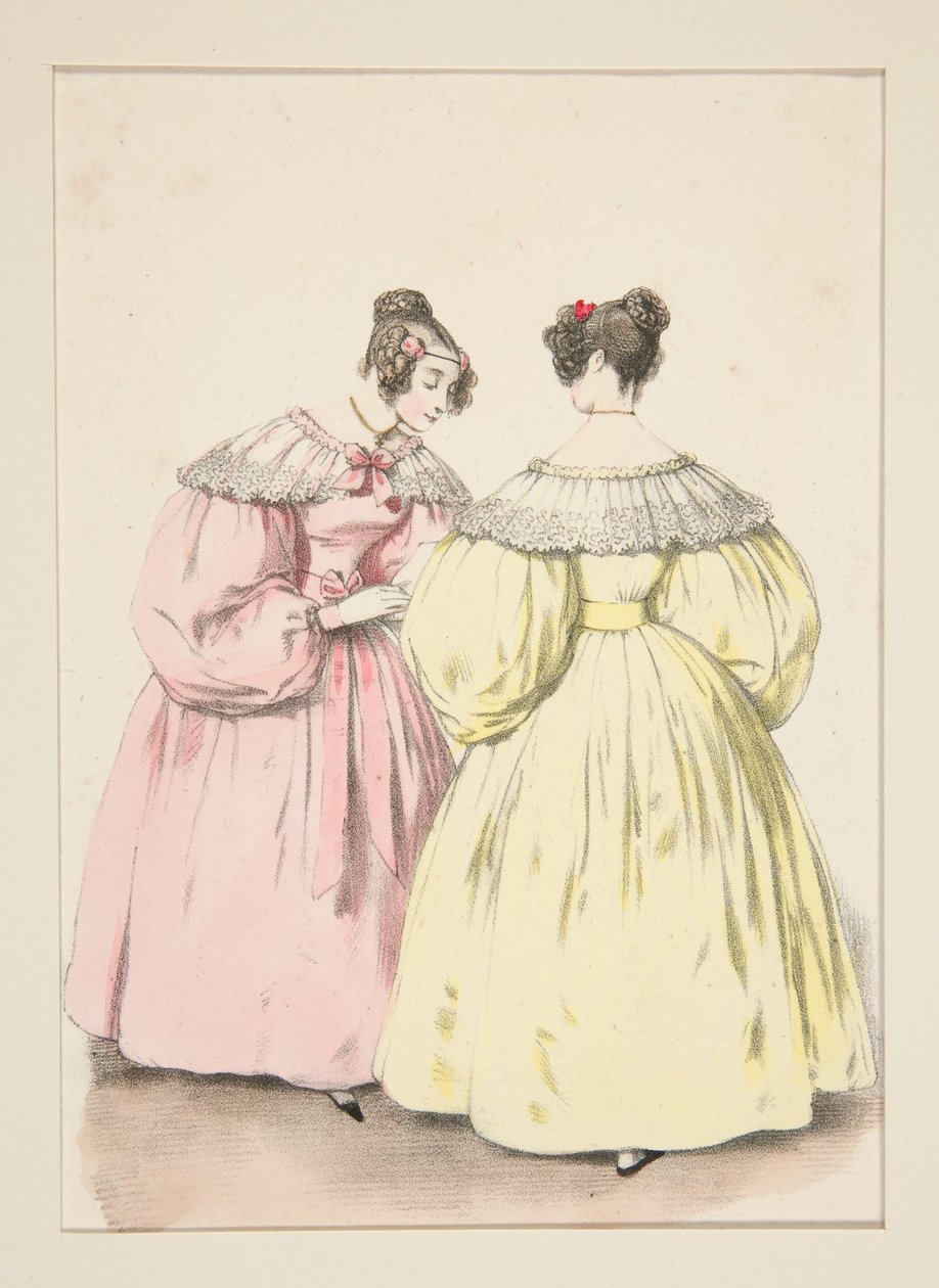 1836. JANUÁR. – Hercegnői gézruha,... alkotó: Paul Gavarni