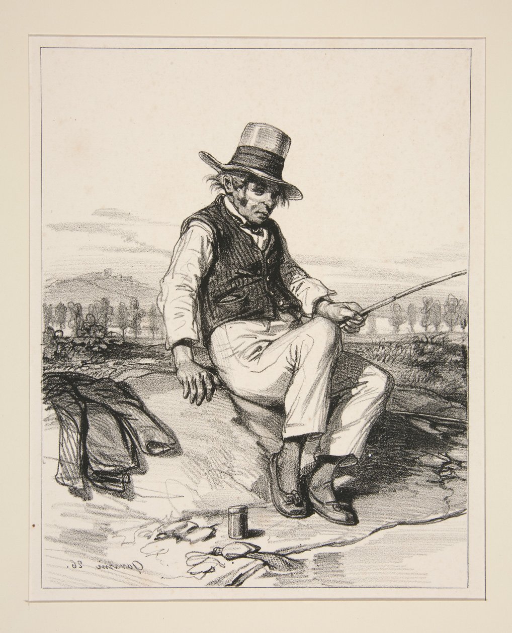 Jérôme Sauvage (Père Belenfant néven ismert)... alkotó: Paul Gavarni