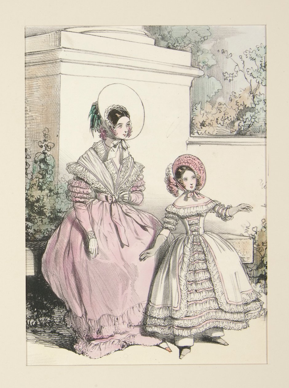 1838. JÚLIUS. Szurati sifon ruha. alkotó: Paul Gavarni
