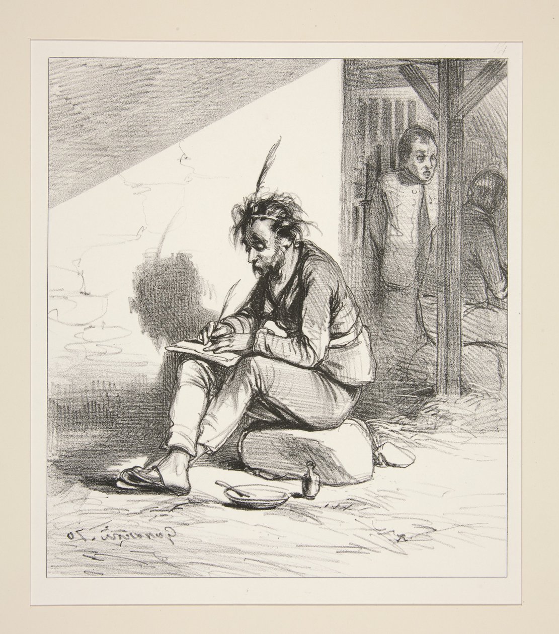 Alulírott, Batignolles királya, Clichy hercege,... alkotó: Paul Gavarni