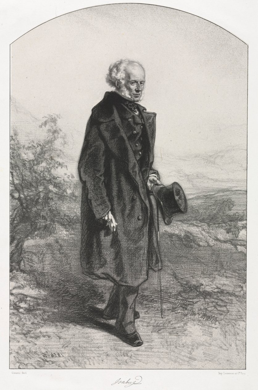 Jean-Baptiste Isabey, 1854-1856. alkotó: Paul Gavarni