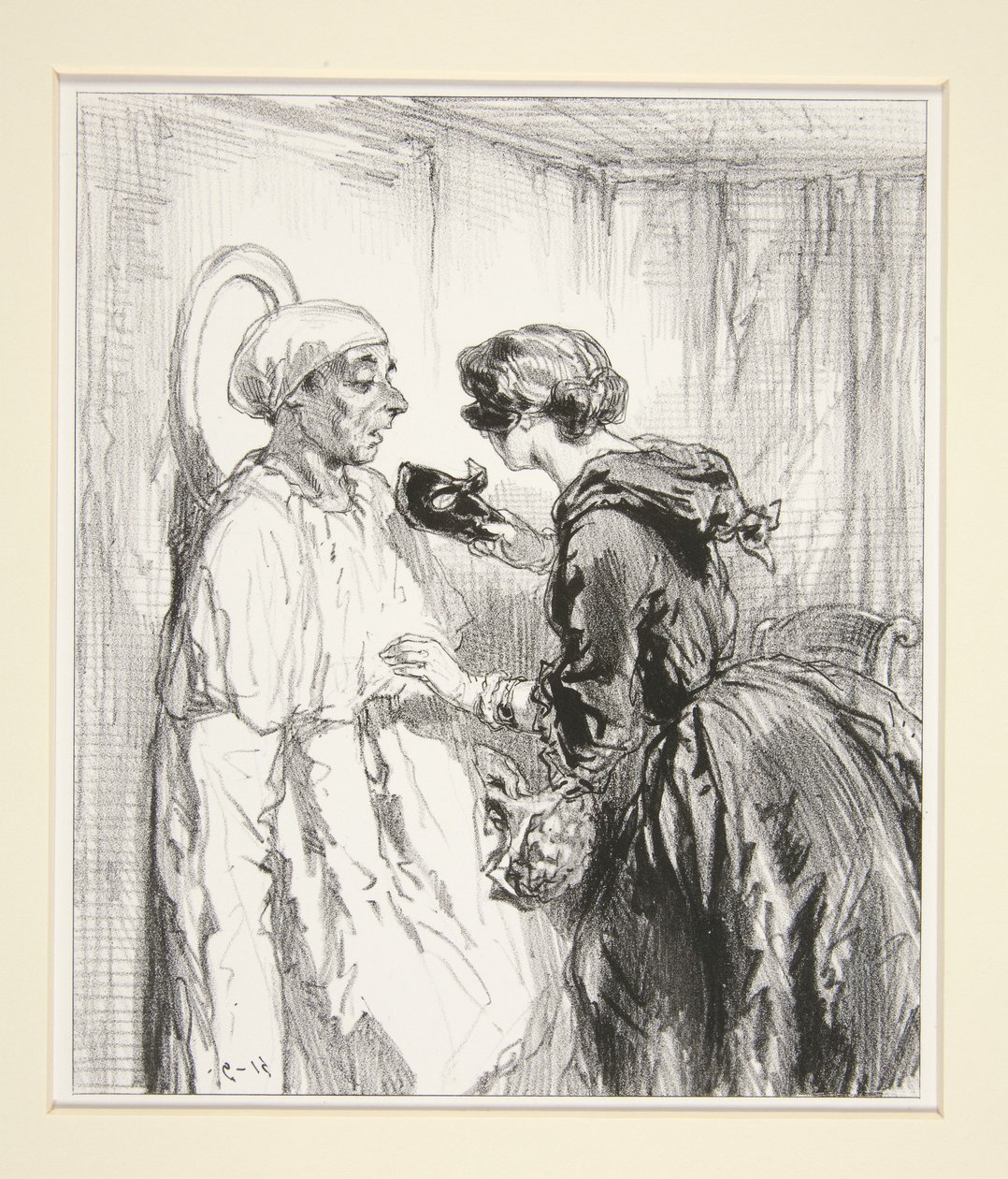 „Az álarc lehull, az ember marad, a pierrot pedig eltűnik.” alkotó: Paul Gavarni