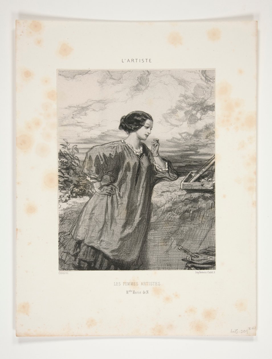 Női művészek/ Marie de N alkotó: Paul Gavarni