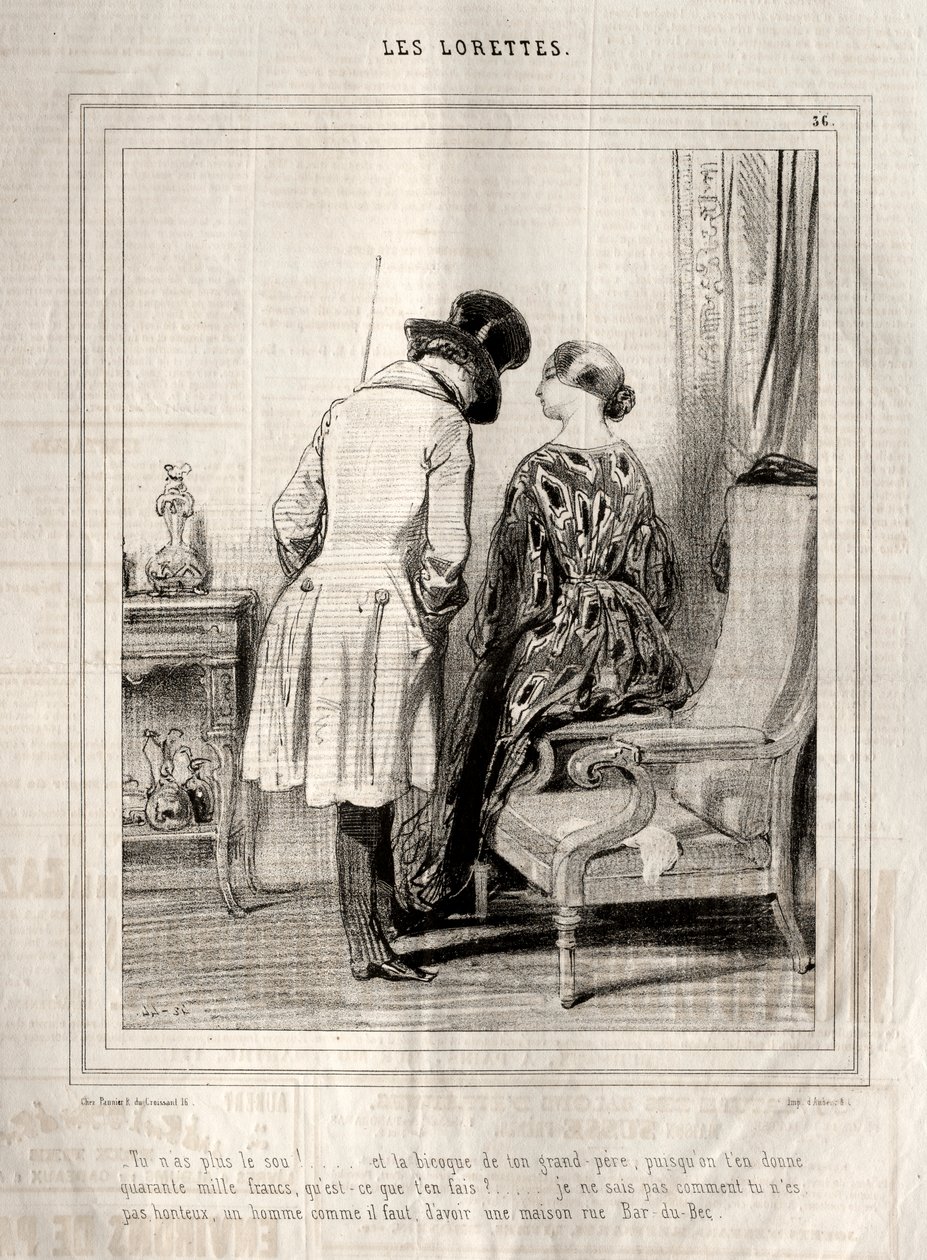 A Lorettes alkotó: Paul Gavarni