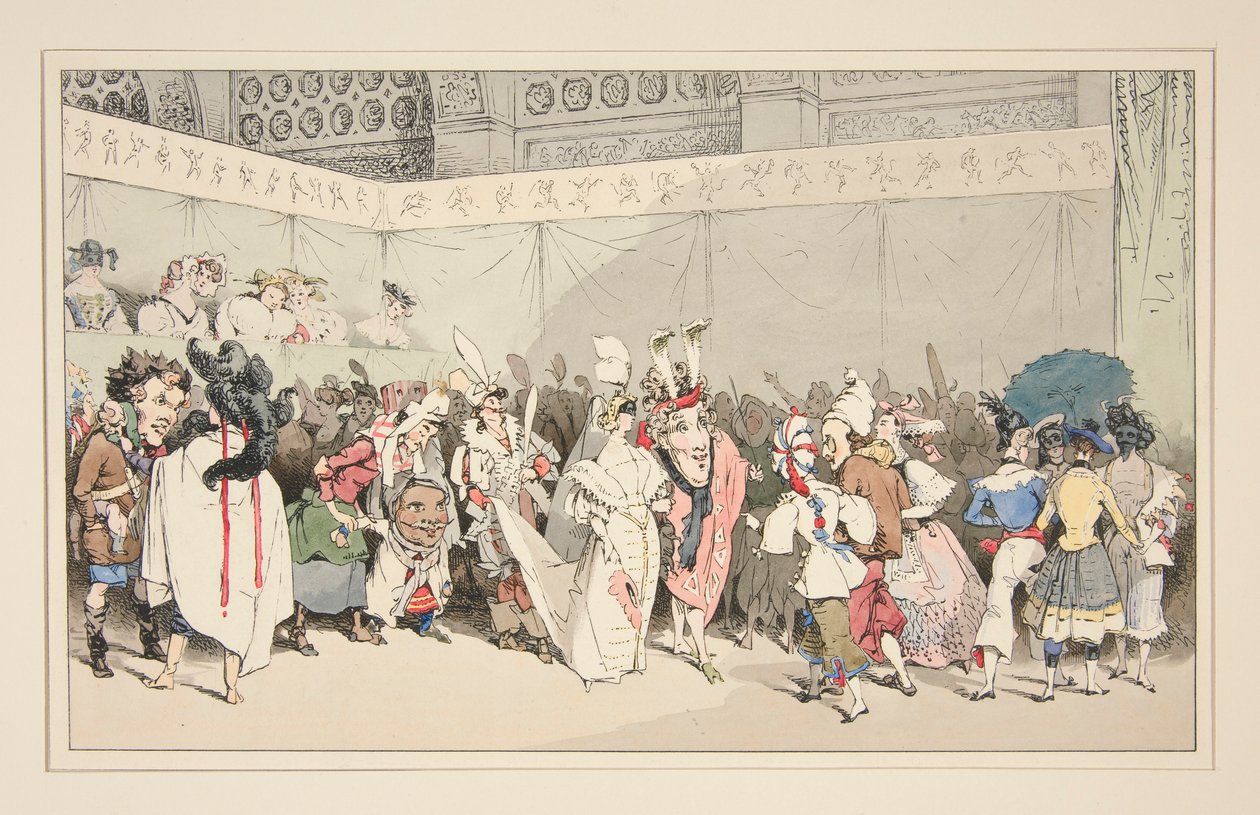 ÁLARCOS MULATSÁG. Gavarni Travestissemens (sic) 1828-ban, 1829-ben és 1830-ban jelent meg. alkotó: Paul Gavarni