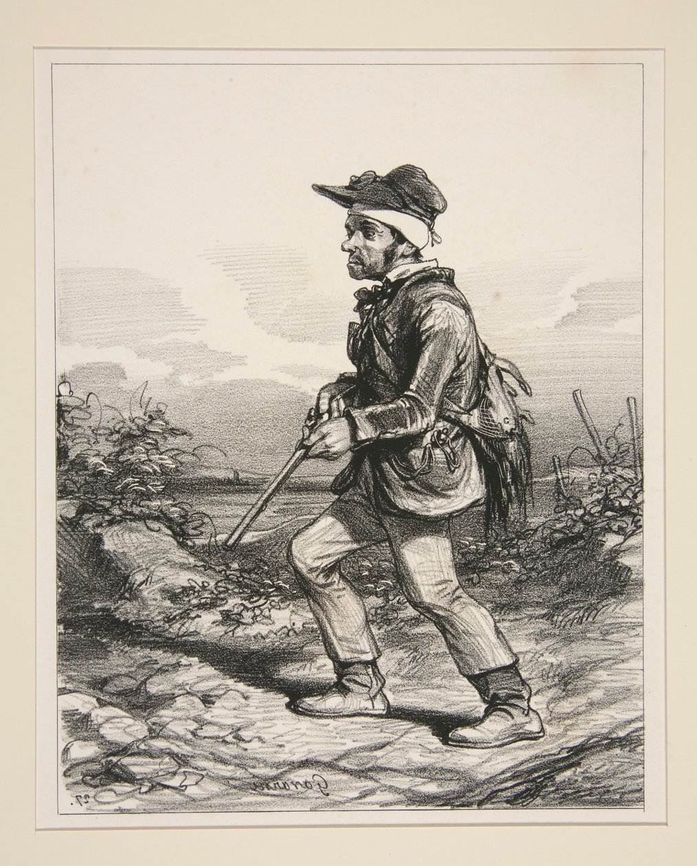 Gontard úr, / (Clos-Gorjuból), / Nagy tulajdonos, Választható, / l-re vadászik alkotó: Paul Gavarni