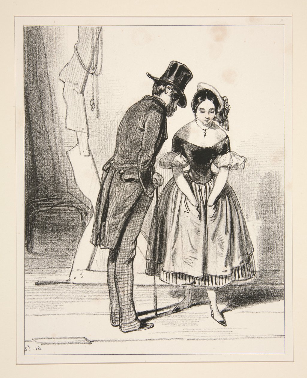 Madame Charmant... alkotó: Paul Gavarni