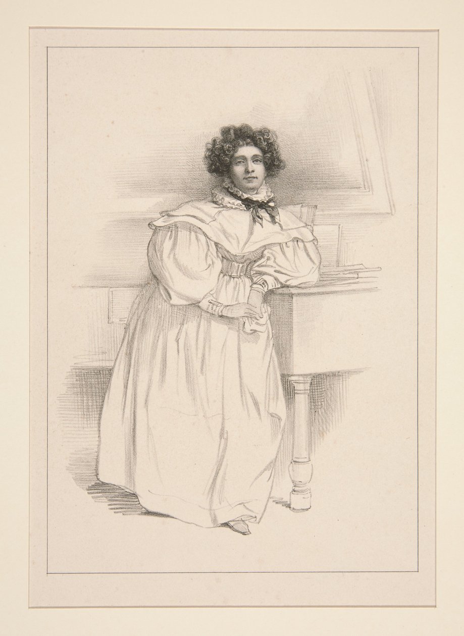 Mme. Abrantes hercegné alkotó: Paul Gavarni