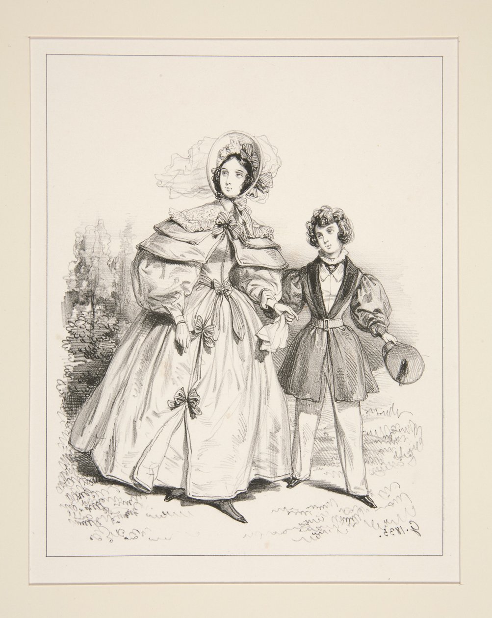 REGGELI HÁZIRUHA. 1835. alkotó: Paul Gavarni
