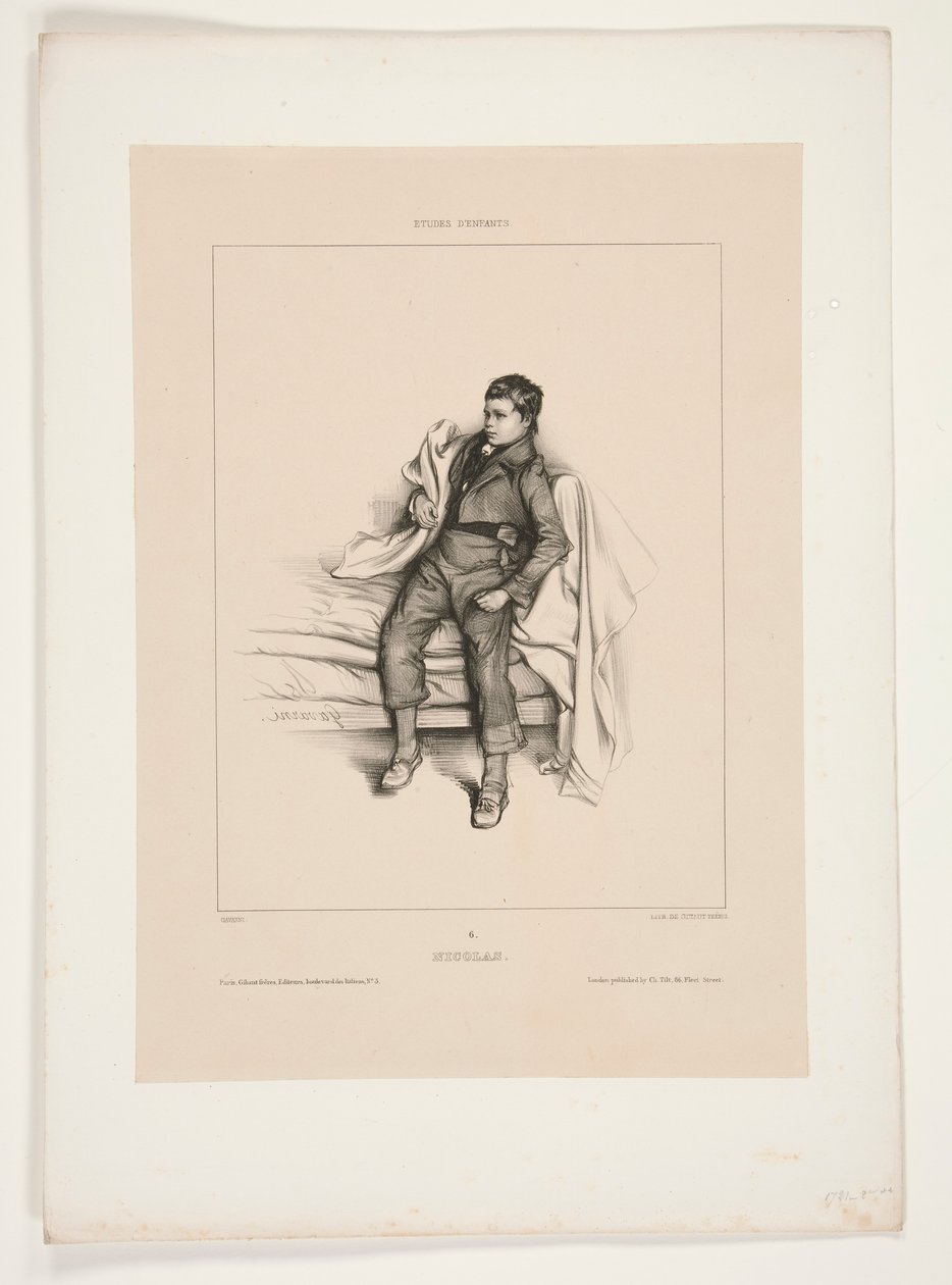 NICOLAS. alkotó: Paul Gavarni