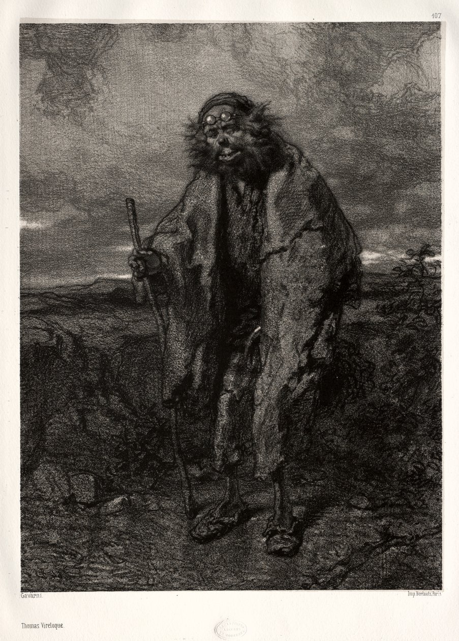 Régi és modern művészek: Thomas Vireloque alkotó: Paul Gavarni
