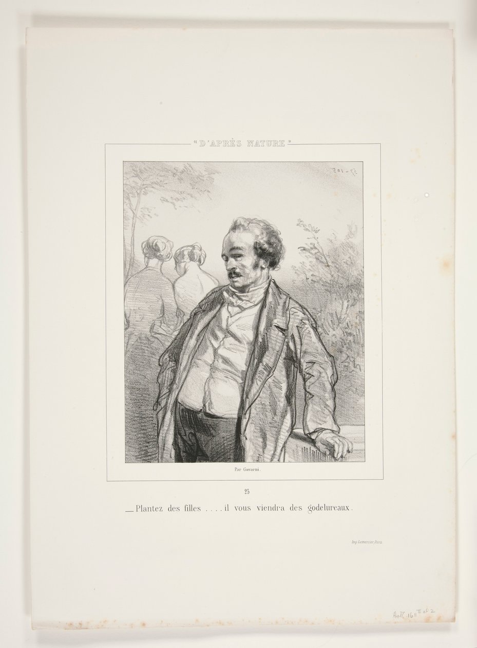 növény lányok alkotó: Paul Gavarni