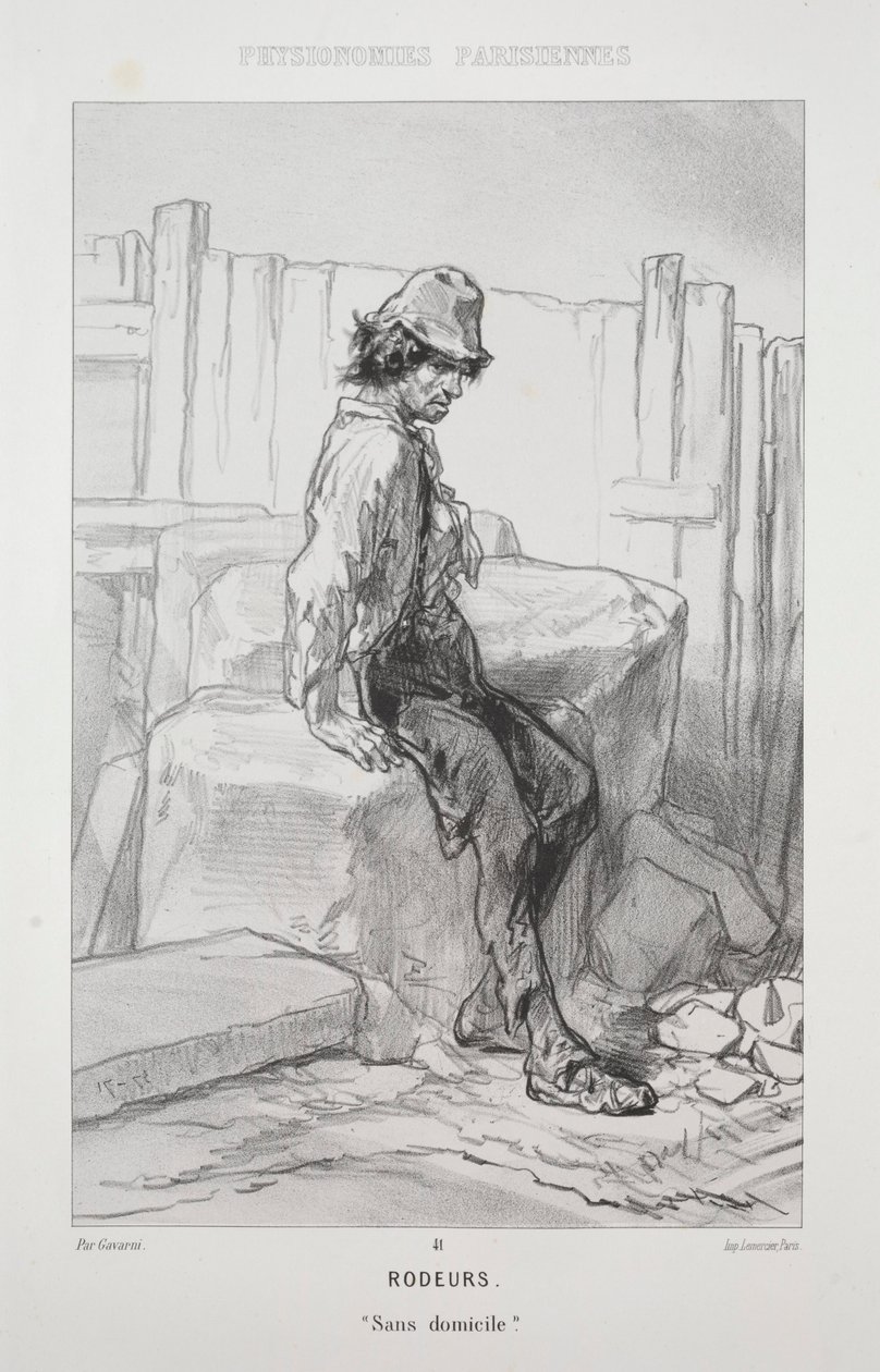 Rodeurs alkotó: Paul Gavarni