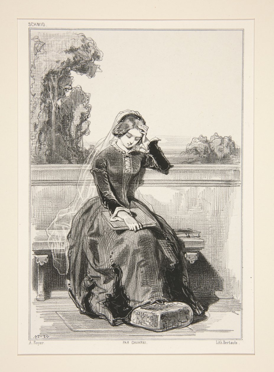 Rose De Tannebourg. alkotó: Paul Gavarni