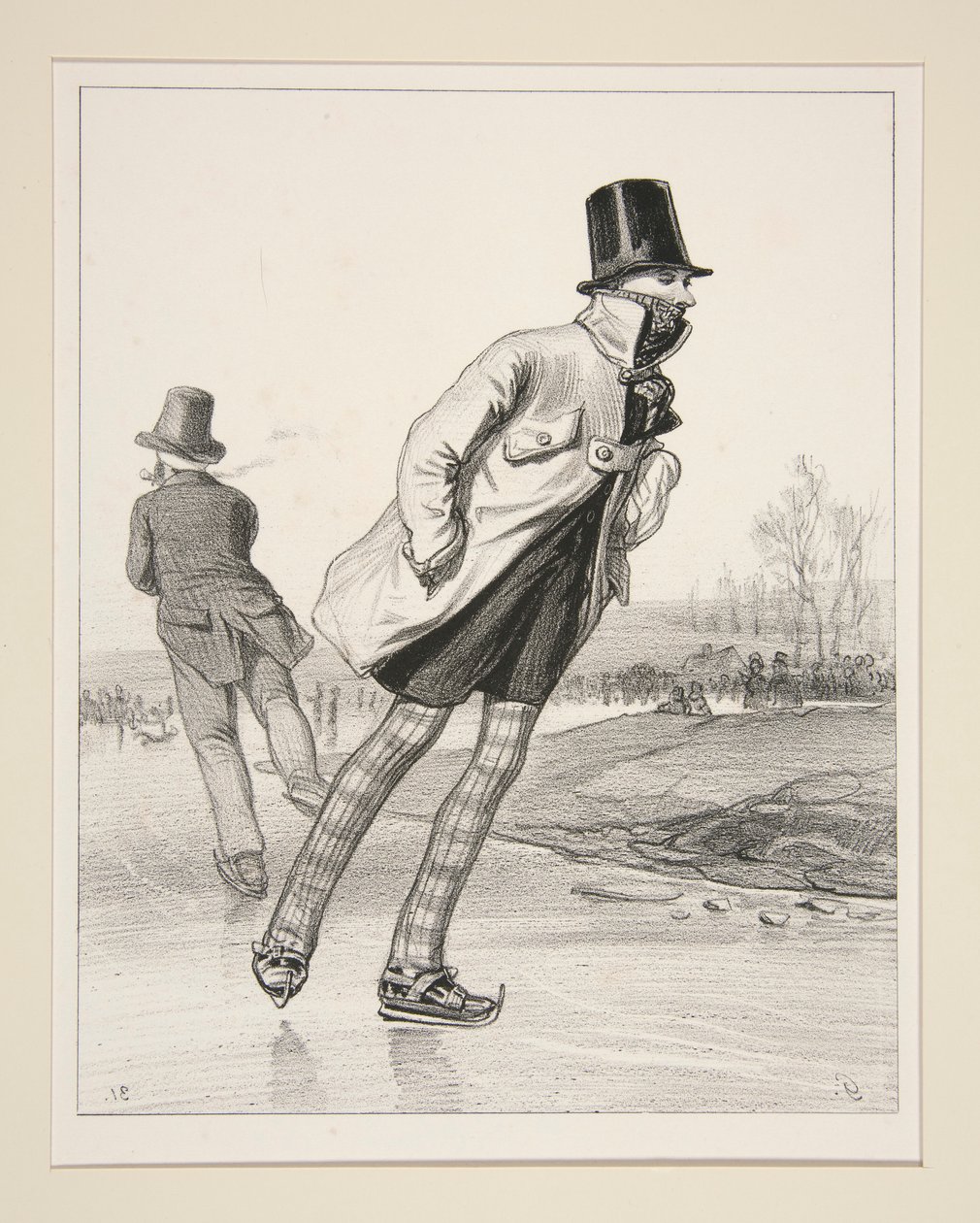 SIR WALTER SPOTT, Dublin turista, orientalista (sic) és pápista. alkotó: Paul Gavarni
