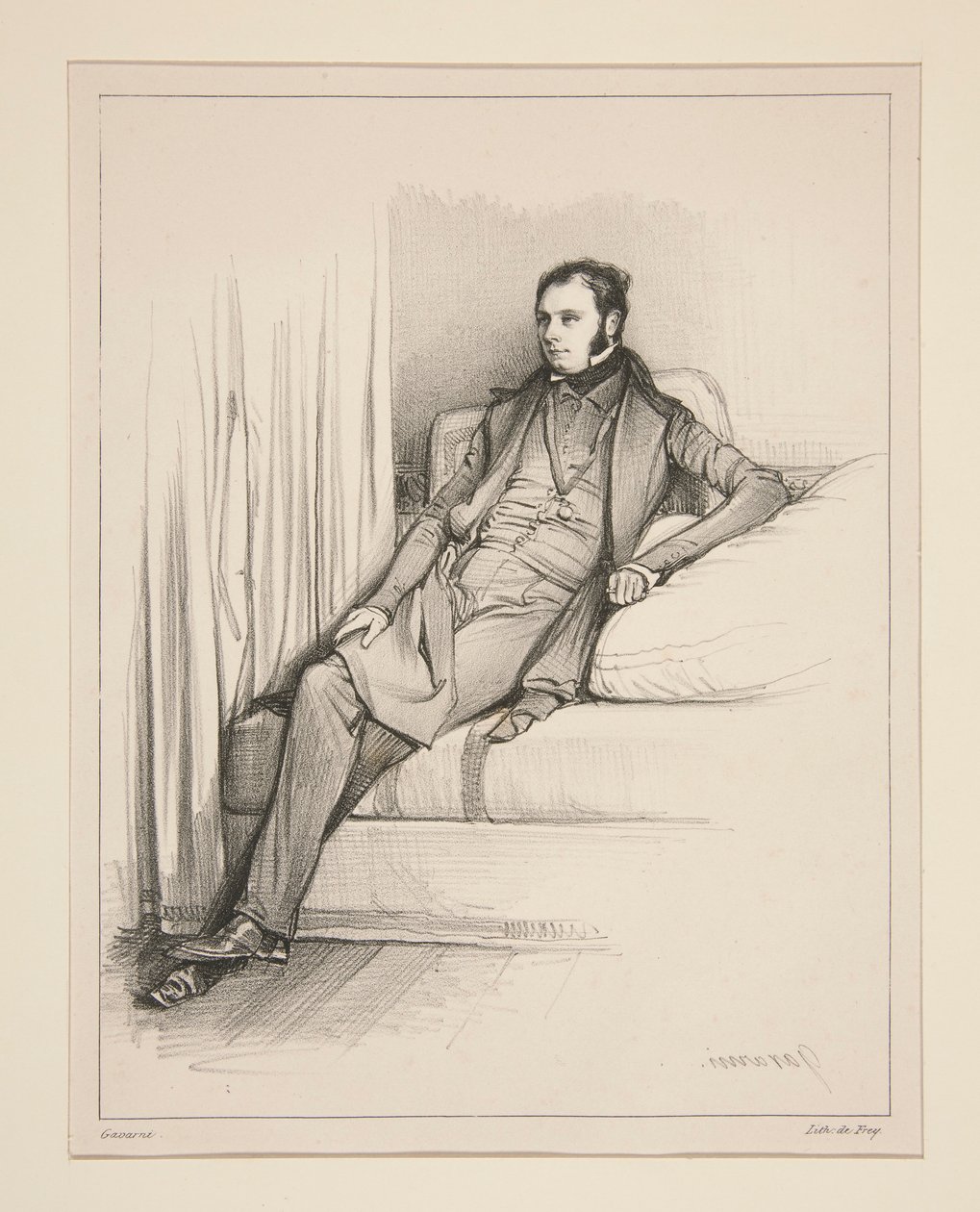S. Henry Berthoud alkotó: Paul Gavarni