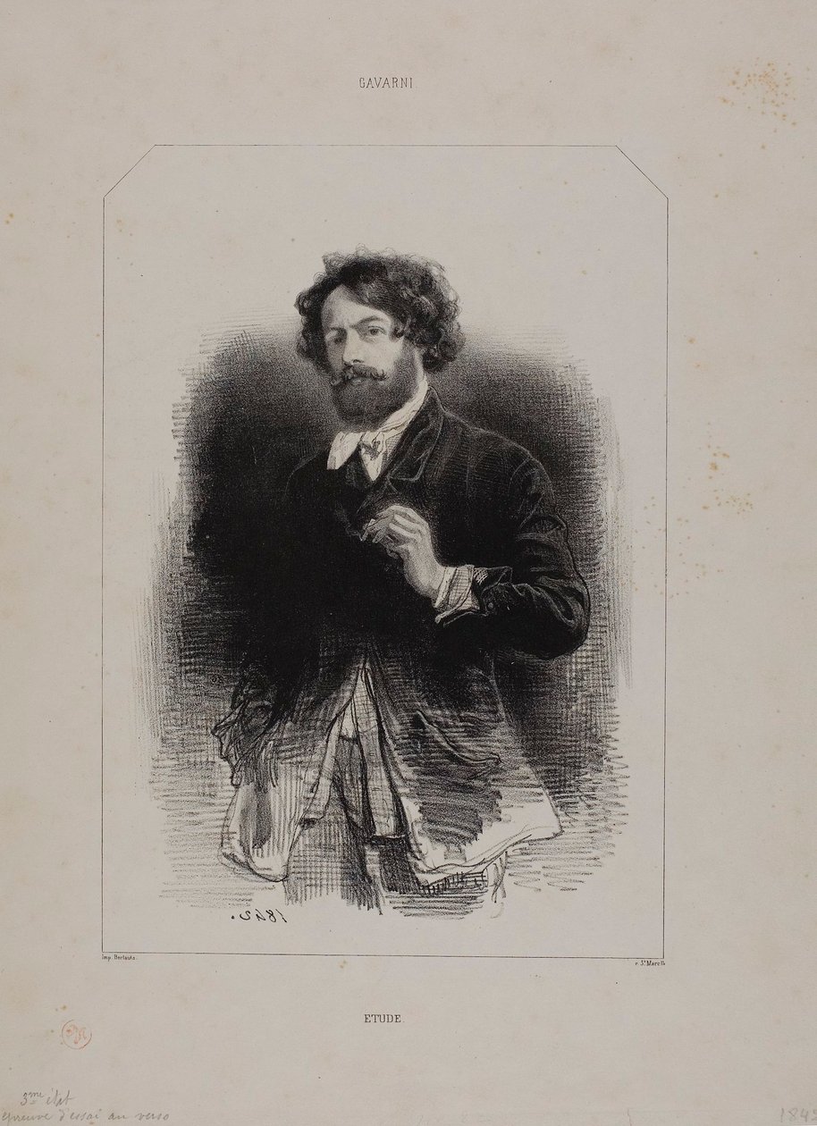 Önarckép alkotó: Paul Gavarni