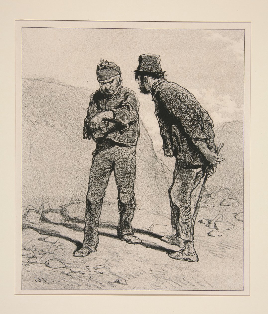 Ha nem fogod be a csőrödet, Adolphe, még összeszólalkozunk. alkotó: Paul Gavarni