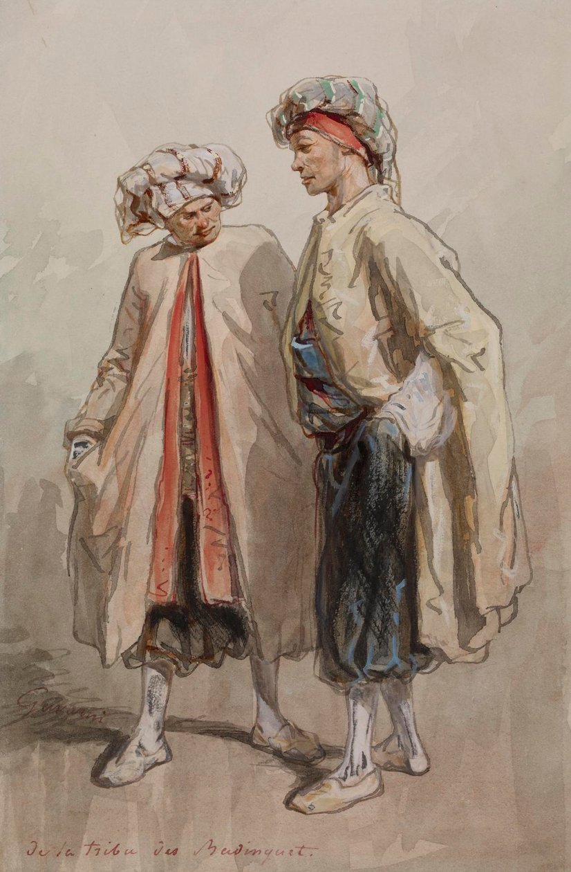 Csevegés (De la tribu des Badinguet) alkotó: Paul Gavarni