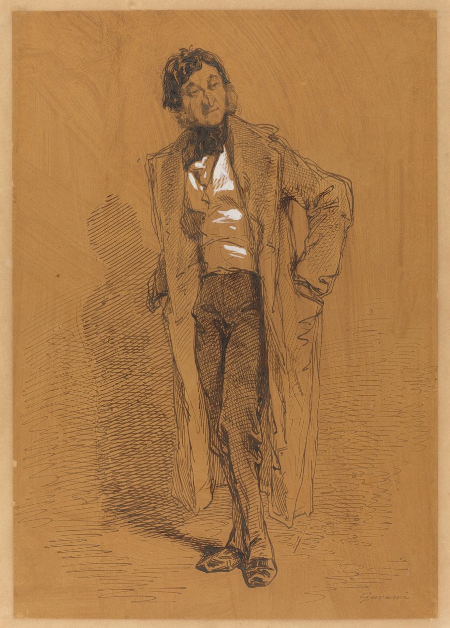 Álló ember alkotó: Paul Gavarni