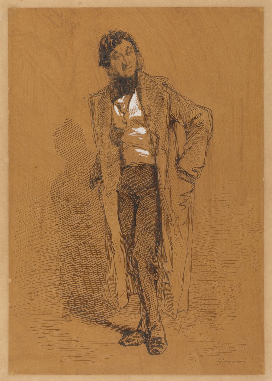 Álló férfi alkotó: Paul Gavarni