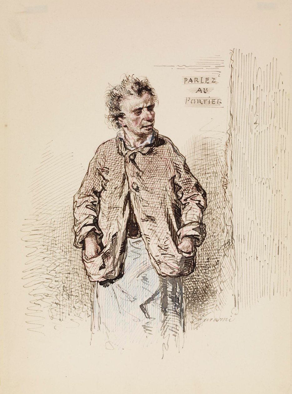 A portás alkotó: Paul Gavarni