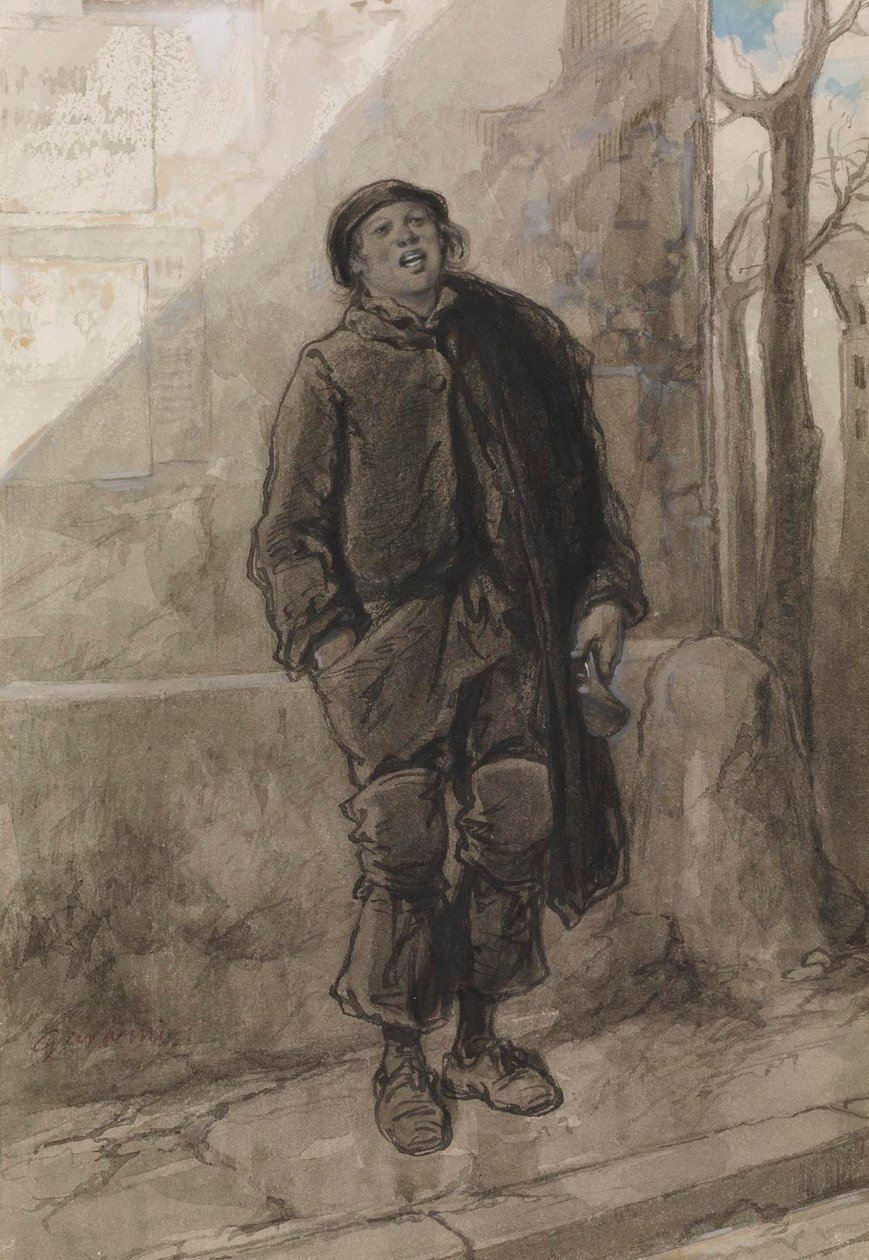 A tizenkét hónap: november alkotó: Paul Gavarni