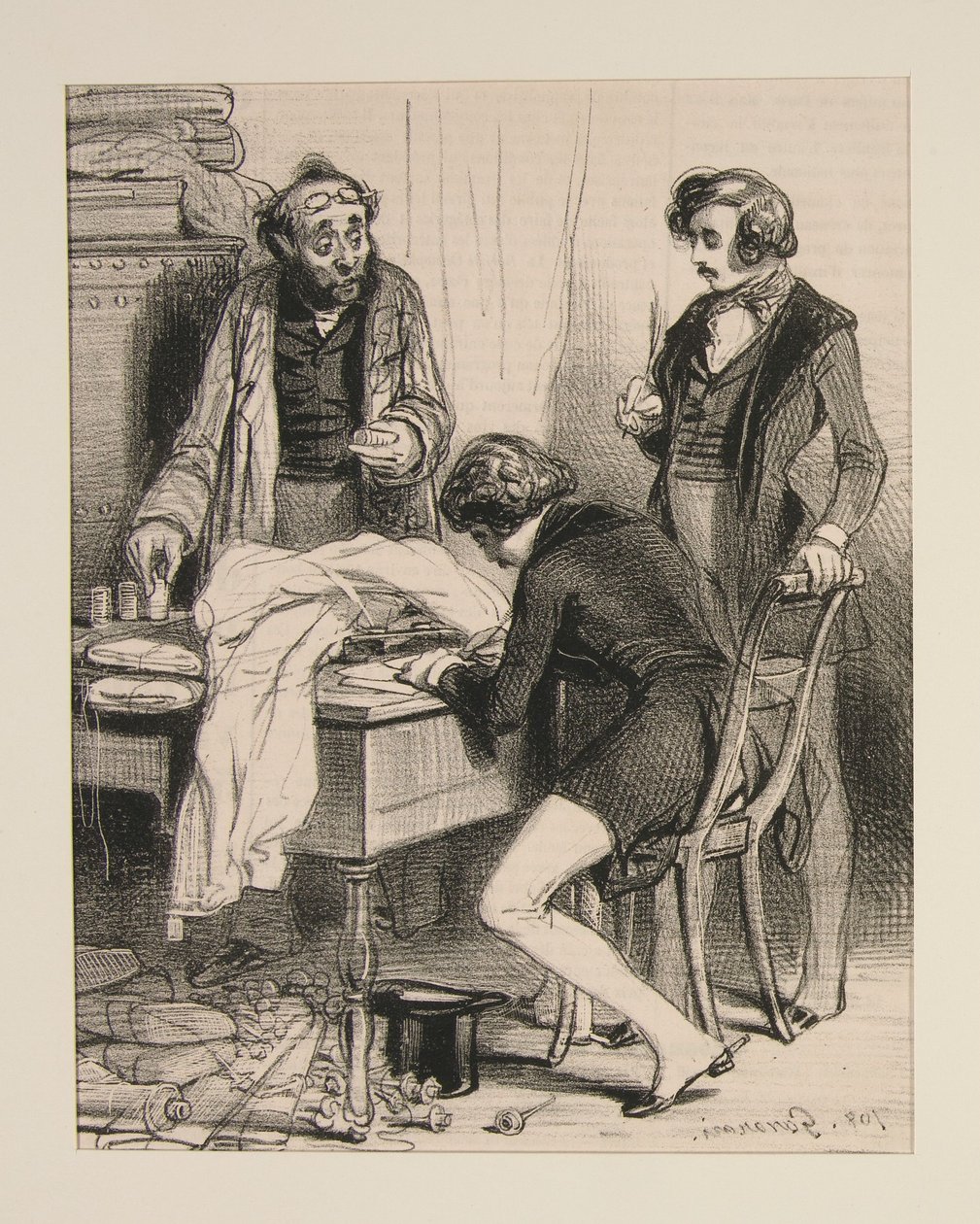 Versailles, április 1. alkotó: Paul Gavarni