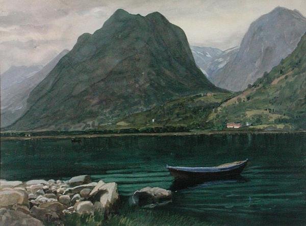 Norvég táj alkotó: Paul Gerhard Rosen